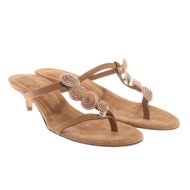 Heeled Sandals, in Light Brown, Christopher Esber