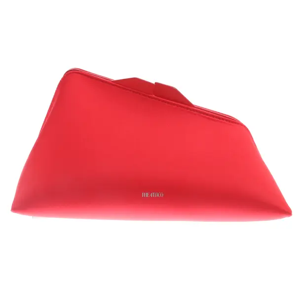Clutch Bag, in Red, Cotton, The Attico