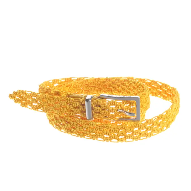 Gürtel, in Orange, Baumwolle, Bottega Veneta