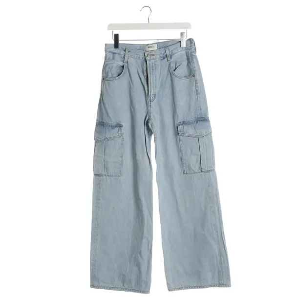 Jeans Flared, in Hellblau, Baumwolle, Agolde