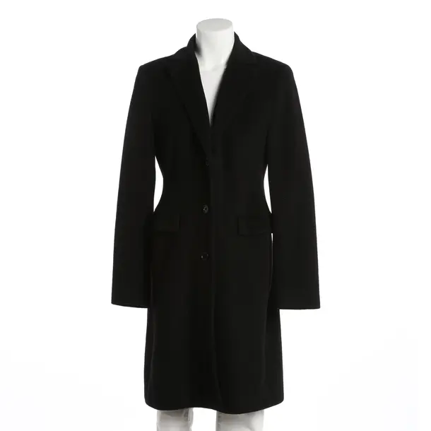 Übergangsmantel, in Schwarz, Wolle, Hugo Boss Black Label