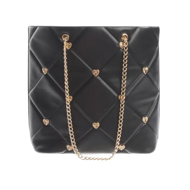 Handbag, in Black, Polyvinyl, Love Moschino