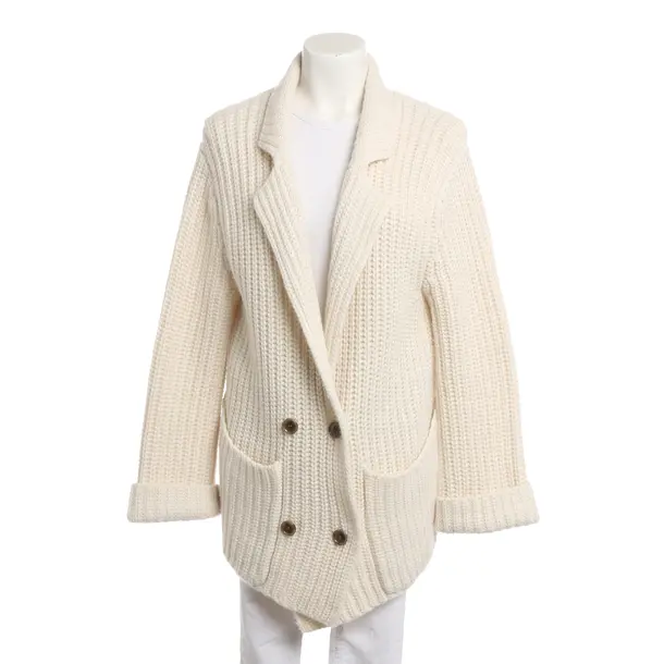 Strickjacke, in Weiß, Kaschmir, Lisa Yang