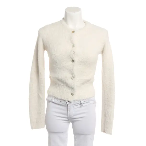 Cardigan, in White, Polyester, Vince