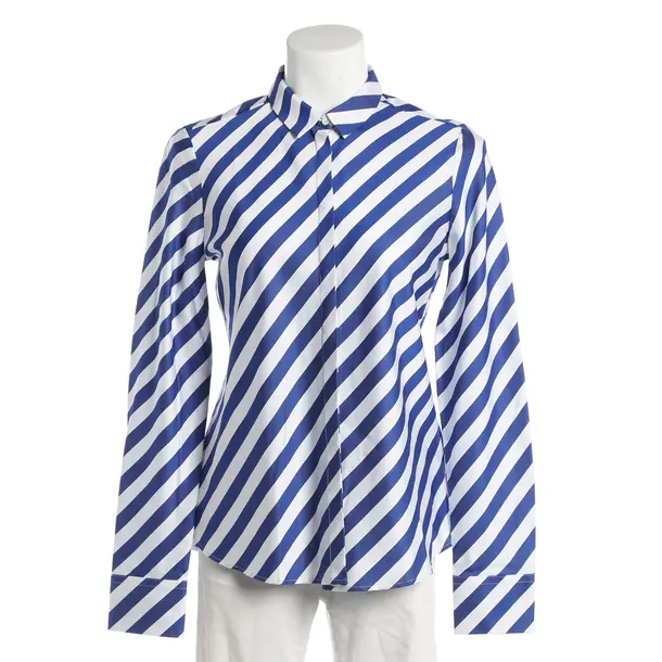 Blouse, in Blue, Cotton, Van Laack