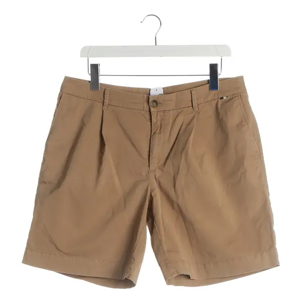 Bermuda Shorts, in Light Brown, Cotton, Hugo Boss