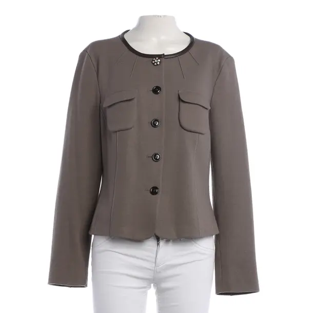 Summer Jacket, in Brown, Cotton, Marc Cain