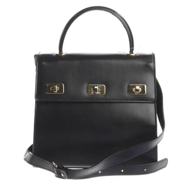 Handtasche, in Schwarz, Leder, Escada