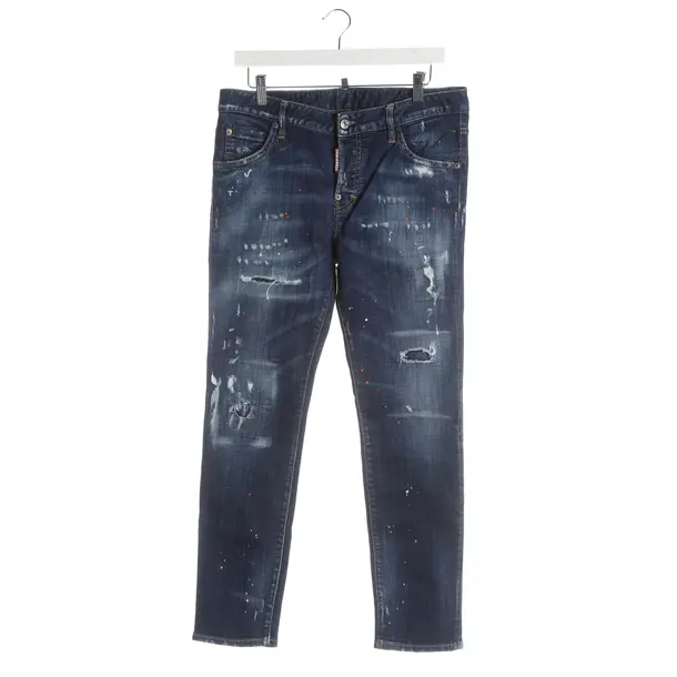 Jeans Slim Fit, in Navy, Baumwolle, Dsquared