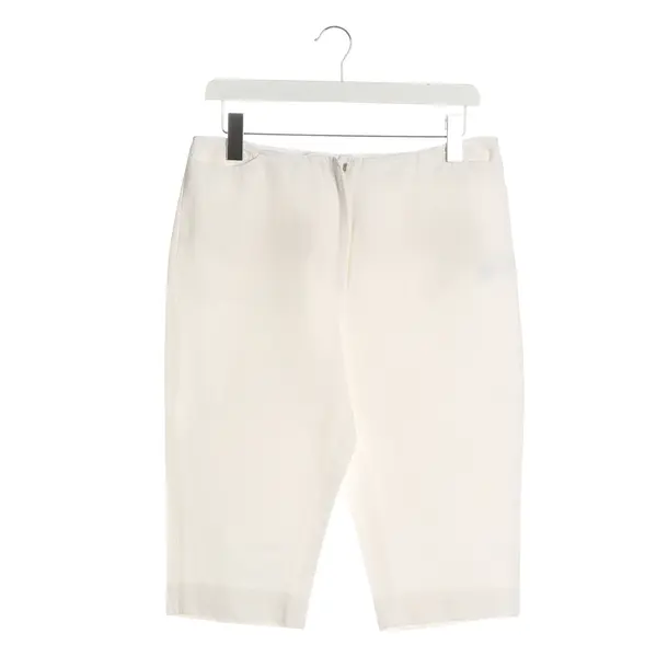 Bermuda Shorts, in White, Linen, Totême