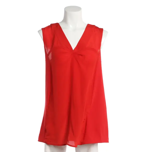 Top, in Red, Silk, Twin Set