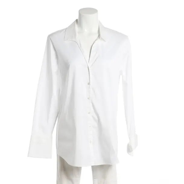 Blouse, in White, Cotton, Strenesse