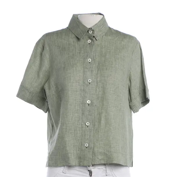 Bluse, in Hellgrün, Leinen, Van Laack