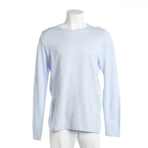 Pullover, in Hellblau, Leinen, Drykorn