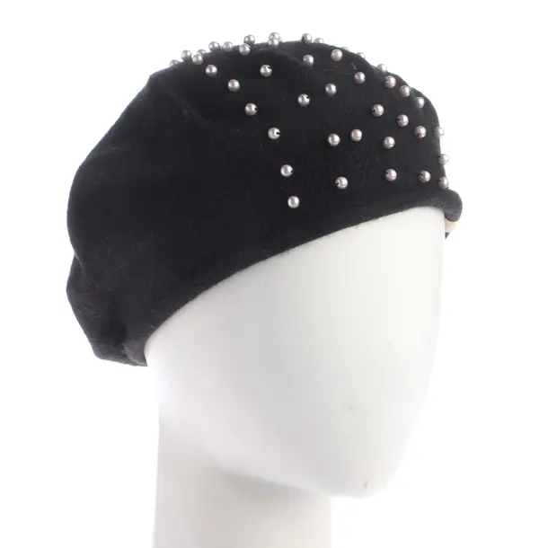 Beanie, in Black, Cashmere, Roeckl