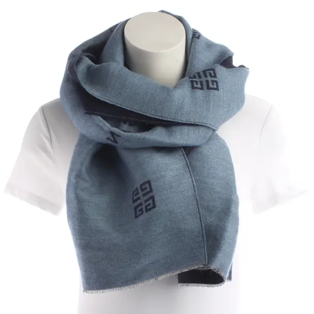 Scarf, in Light Blue, Wool, Givenchy