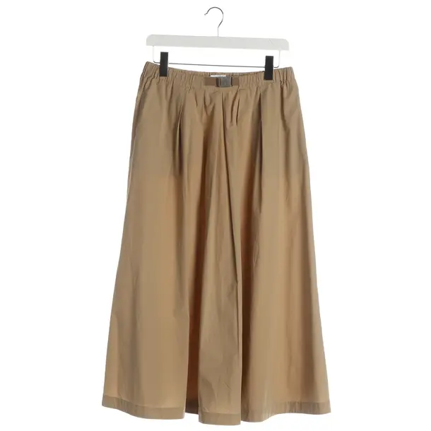 Skirt, in Light Brown, Cotton, Brunello Cucinelli