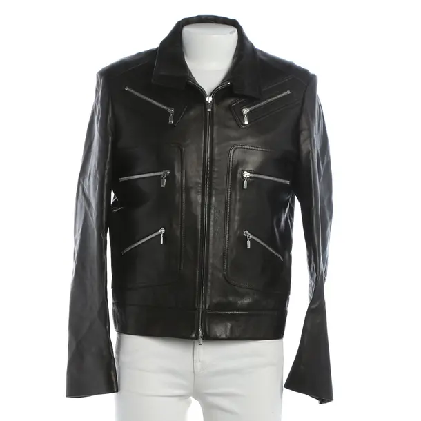 Leather Jacket, in Dark Brown, Leather, Hugo Boss Red Label