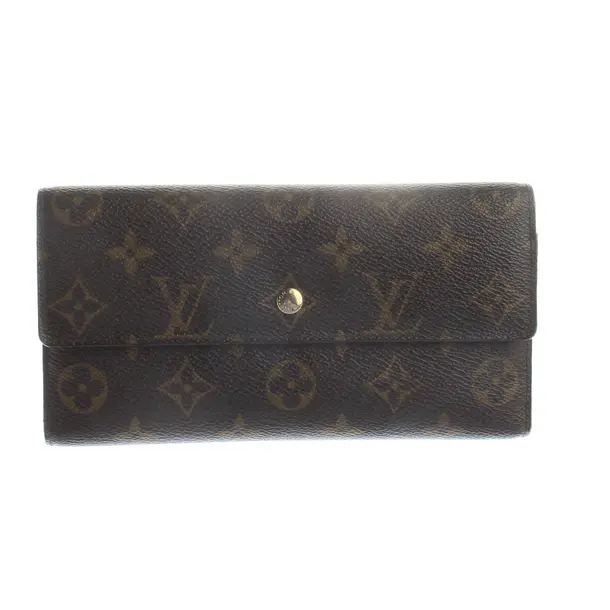 Wallet, in Brown, Leather, Louis Vuitton