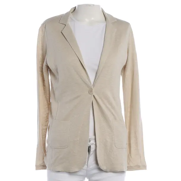 Strickjacke, in Beige, Leinen, Marc O'Polo