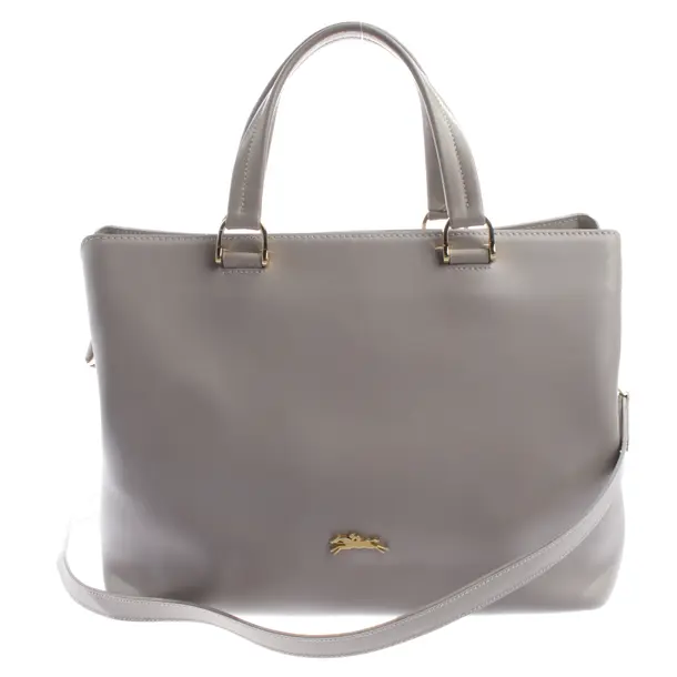 Borsetta, in Grigio chiaro, Pelle, Longchamp