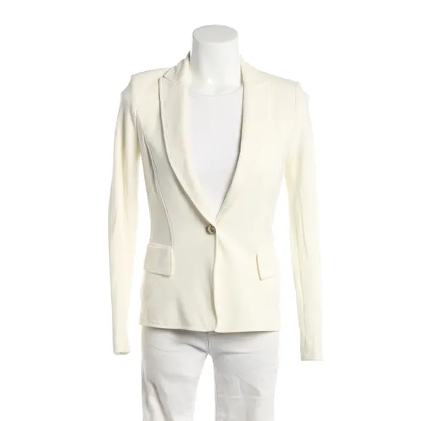 Blazer, in Cream, Viscose, Marc Cain