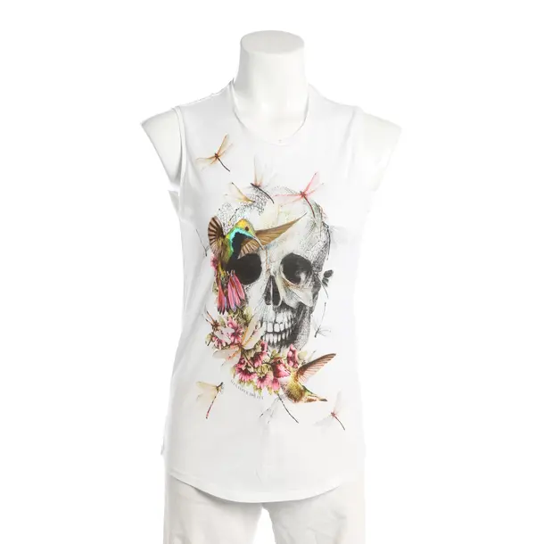 Top, in White, Cotton, Alexander McQueen