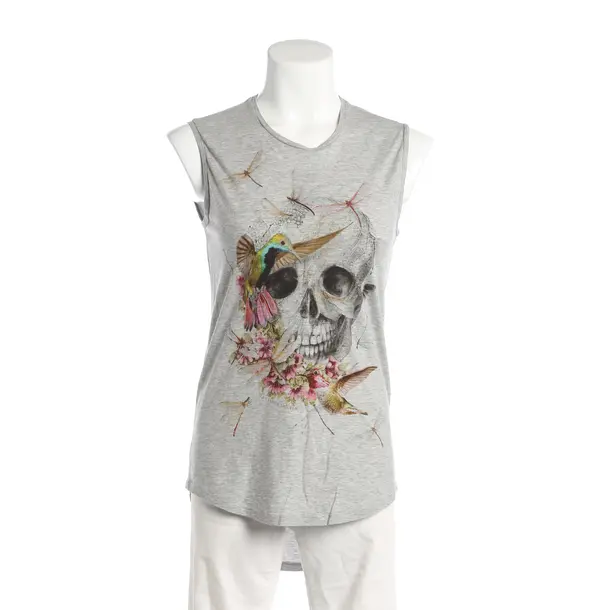 Top, in Gray, Cotton, Alexander McQueen