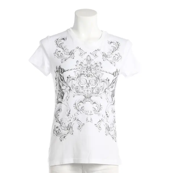 Shirt, in White, Cotton, Alexander McQueen
