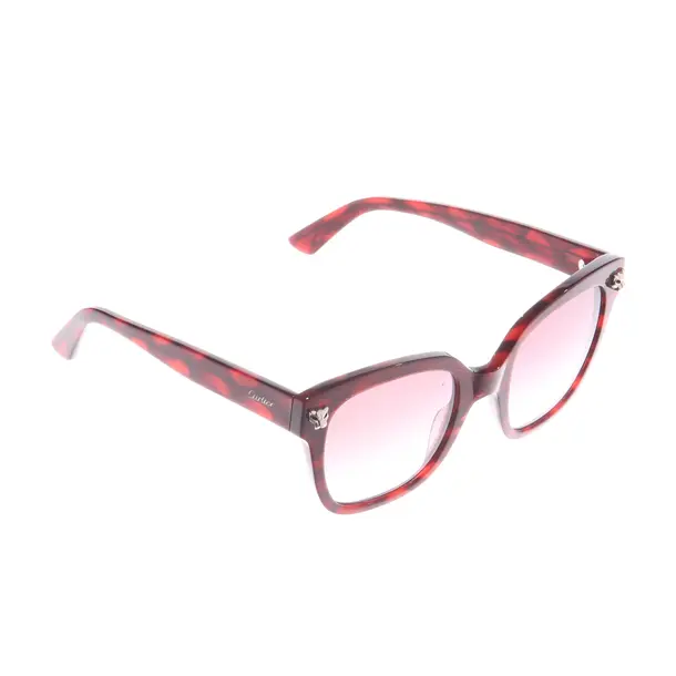 Sonnenbrille, in Rot, Kunststoff, Cartier