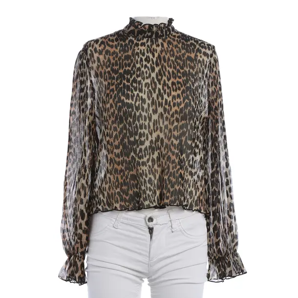 Blouse, in Brown, Viscose, Ganni