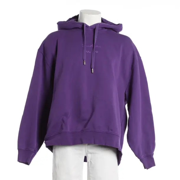 Hoodie, in Lila, Baumwolle, Acne Studios