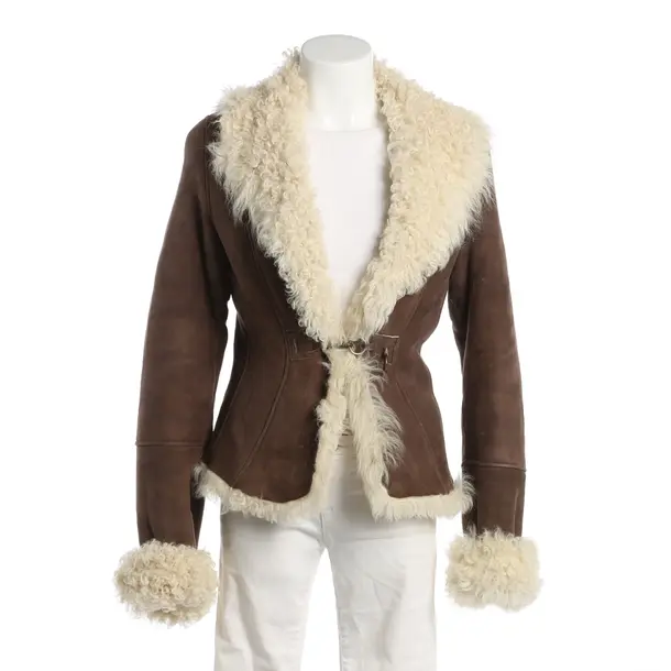 LeatherJacket, in Brown, Leather, Marc Cain Sports