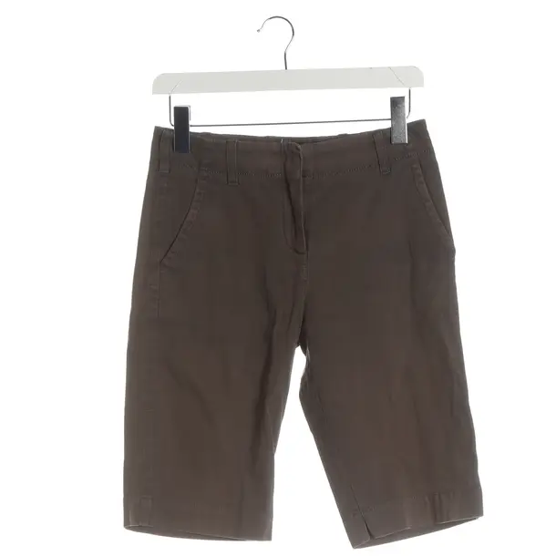 Bermuda Shorts, in Dark Gray, Cotton, Marc Cain