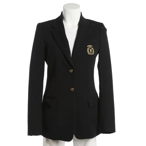 Blazer, in Navy, Wool, Dondup