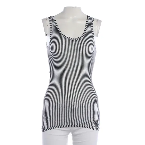 Top, in Navy, Baumwolle, American Vintage