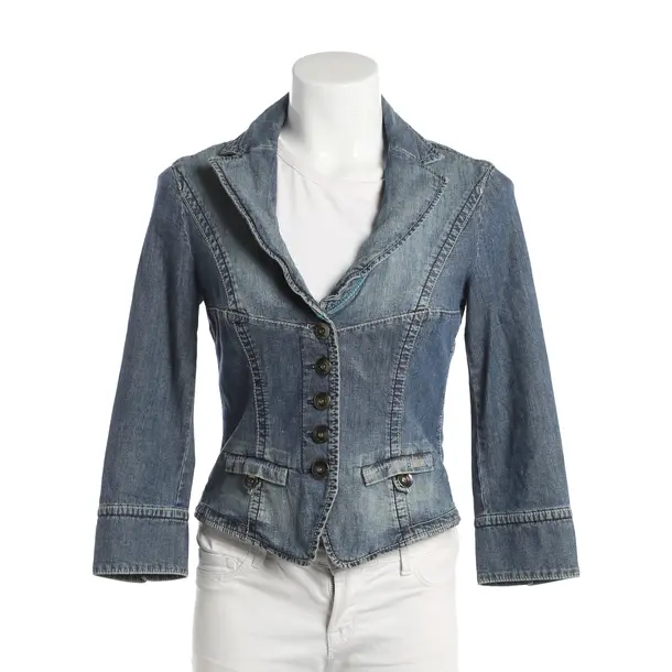 Denim Jacket, in Blue, Cotton, Marc Cain