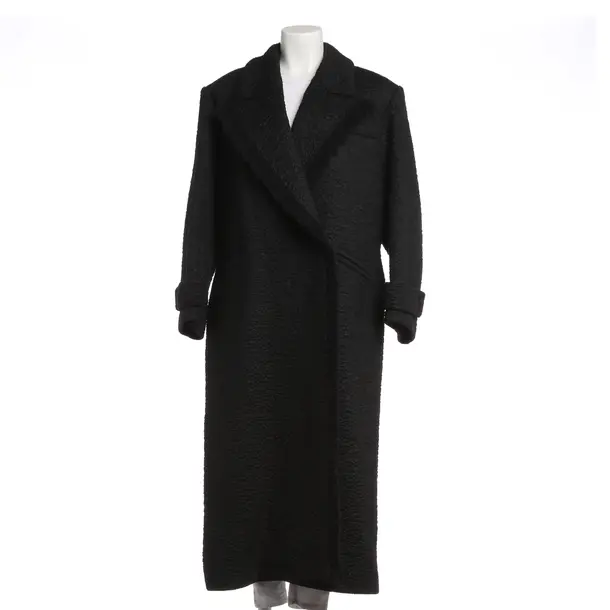 Übergangsmantel, in Schwarz, Wolle, Hugo Boss Black Label