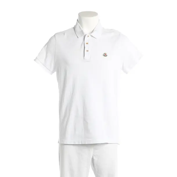 Poloshirt, in Hellgrau, Baumwolle, Moncler