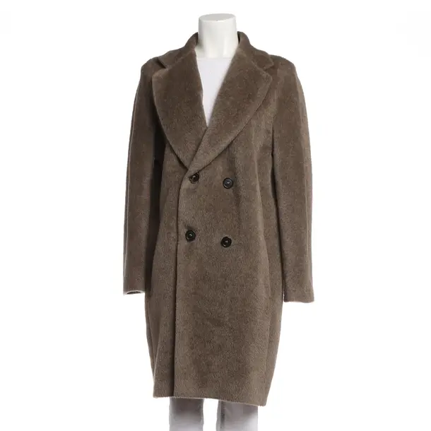Übergangsmantel, in Braun, Wolle, Max Mara