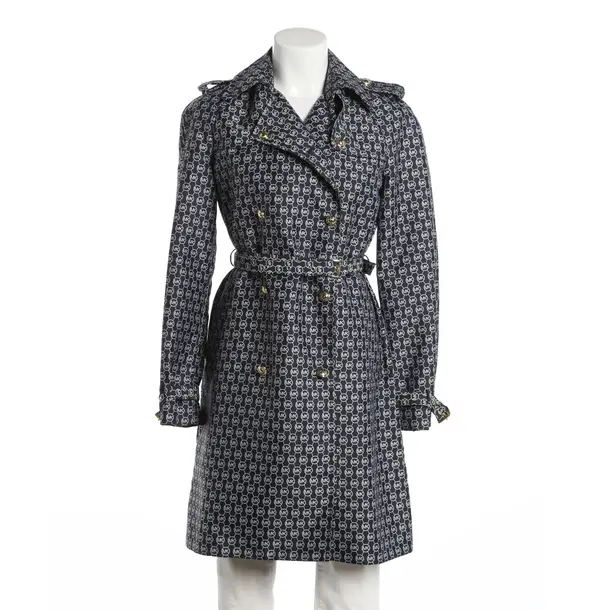 Mid-Season Coat, in Blue, Polyester, Michael Kors