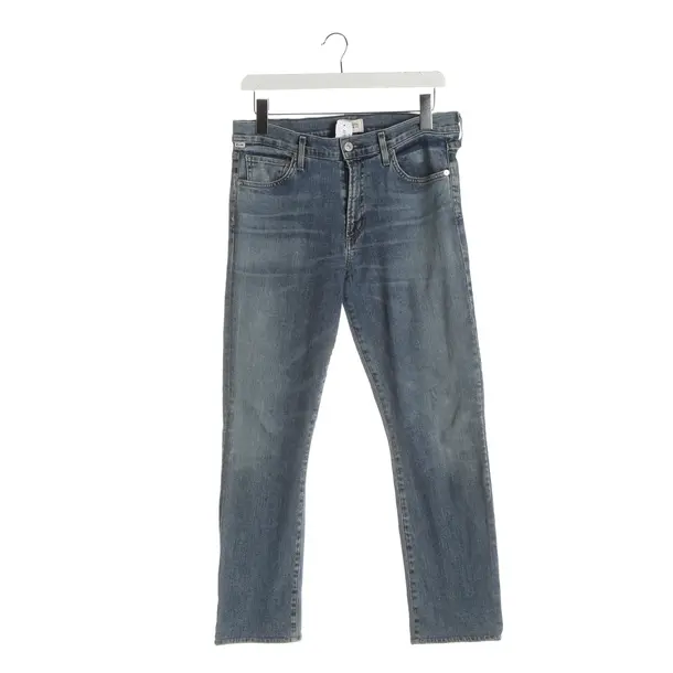 Straight Fit Jeans, in Blue, Cotton, Citizens of Humanity