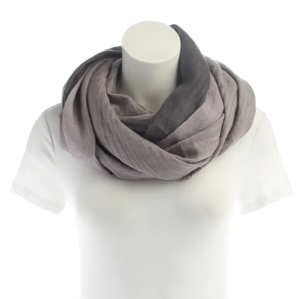 Shawl, in Gray, Cashmere, Hemisphere