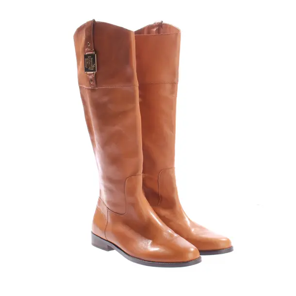 Stiefel, in Hellbraun, Lauren Ralph Lauren