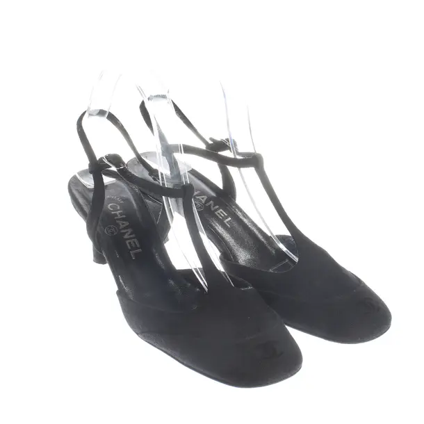 Slingbacks, in Black, Chanel