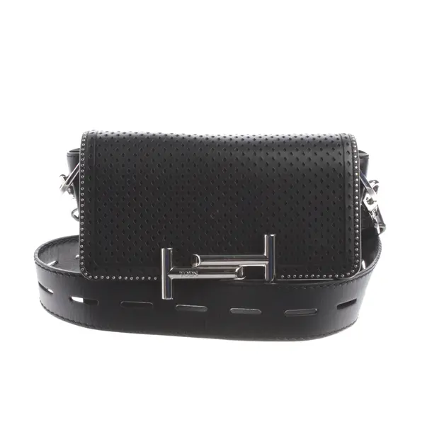Borsa a cinture a tracolla, in Nero, Pelle, Tod's