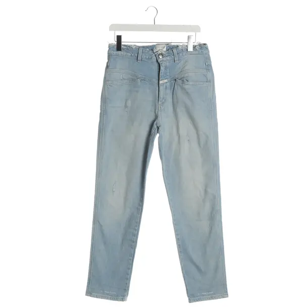 Jeans boyfriend, in Azzurro, Cotone, Chiuso