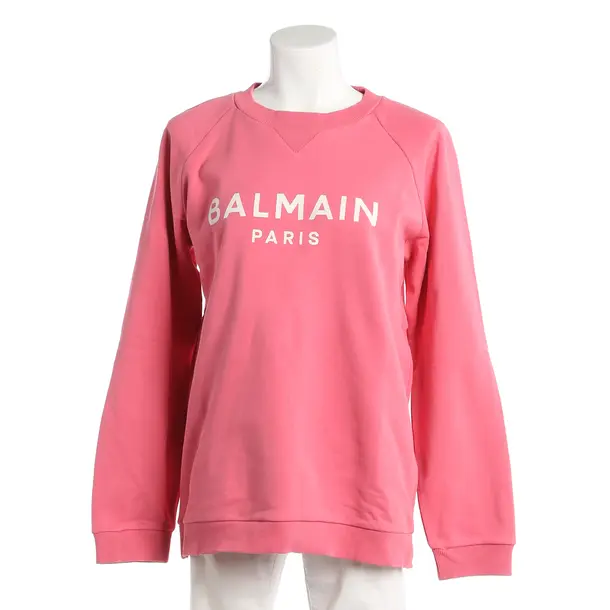 Sweatshirt, in Rosa, Baumwolle, Balmain