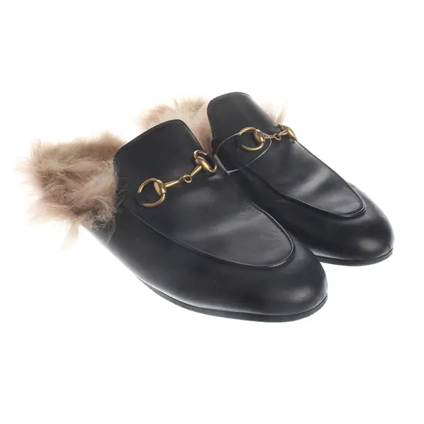 Mules, in Schwarz, Gucci