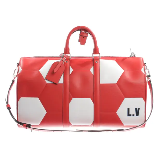 Weekender, in Rot, Canvas, Louis Vuitton